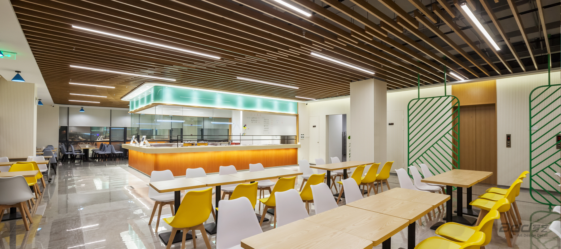 先聲藥業辦公樓設計裝修 餐廳層-pc